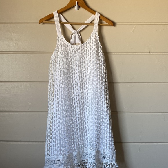 Crochet High/Low Midi Dress Size Small - Picture 4 of 11